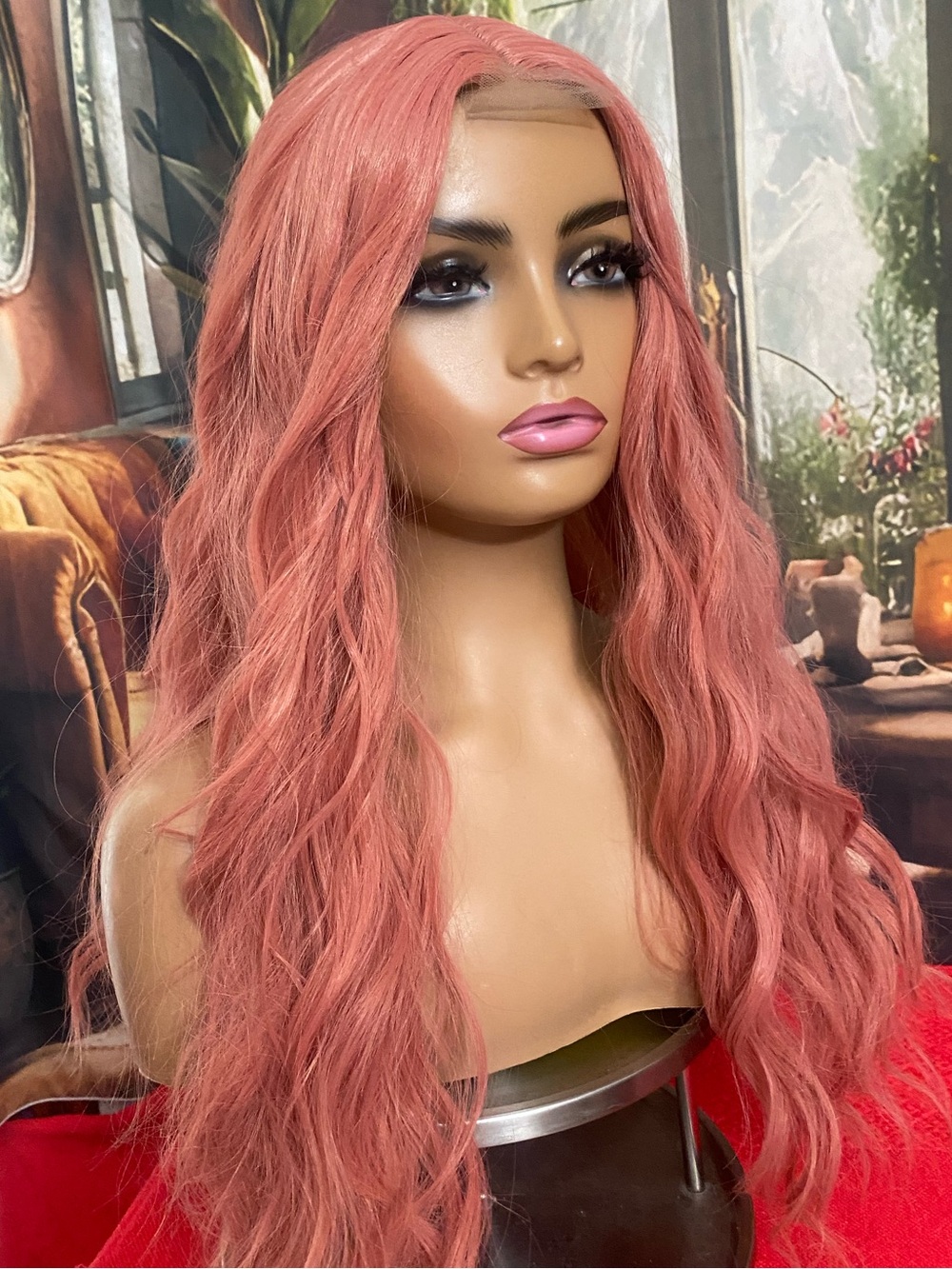 CLEARANCE Rose Pink Lace Front Wig